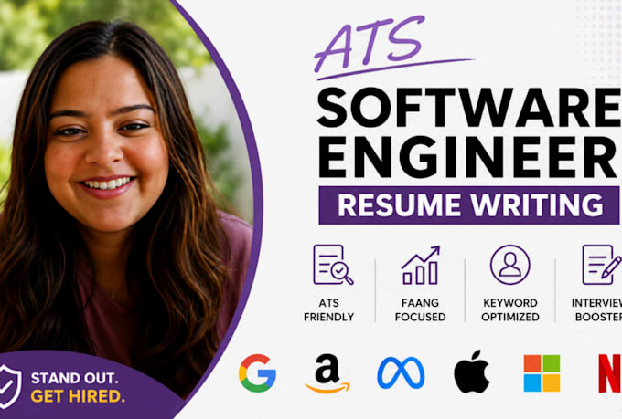 write ats software engineer resume for tech jobs, faang companies